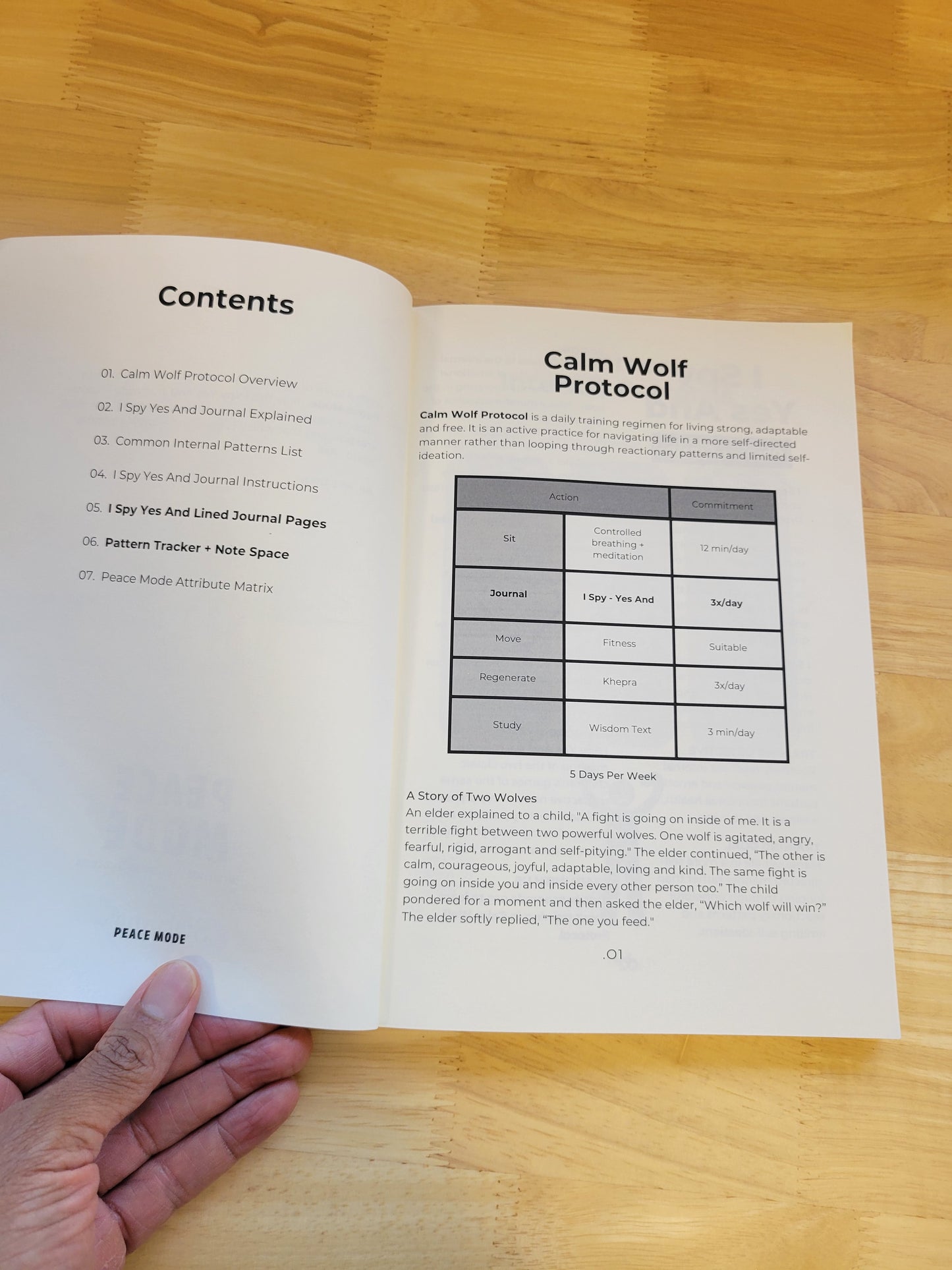 Calm Wolf Protocol - Peace Mode Journal