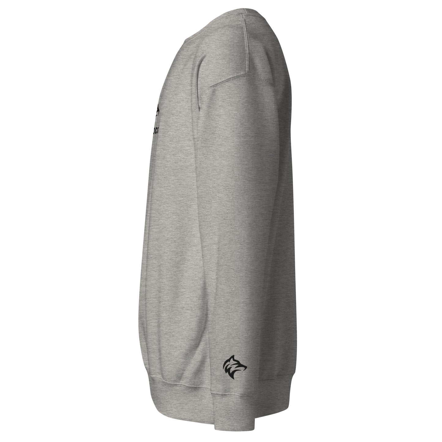 Calm Wolf Protocol - Embroidered Sweatshirt